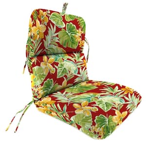 45 in. L x 22 in. W x 5 in. T Outdoor Chair Cushion in Beachcrest Poppy