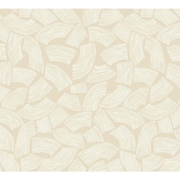 OhPopsi Grey Elements Neutral Scribbled Arches Wallpaper Sample