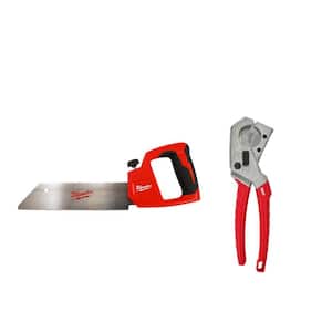 12 in. PVC and ABS Pipe Saw with 1 in. Pex and Tubing Cutter (2-Piece)