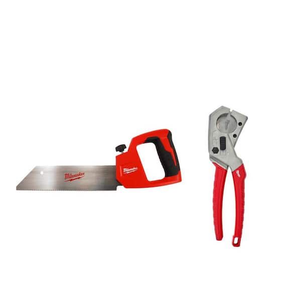 Milwaukee 12 in. PVC and ABS Pipe Saw with 1 in. Pex and Tubing Cutter (2-Piece)