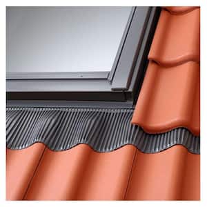 C01 High-Profile Tile Roof Flashing with Adhesive Underlayment for Deck Mount Skylight