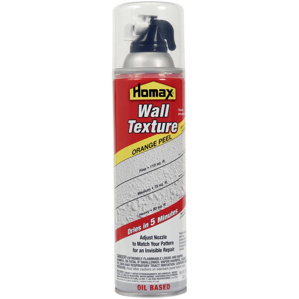 Homax 20 oz. Wall Orange Peel Quick Dry Oil-Based Spray Texture 4055-06 -  The Home Depot