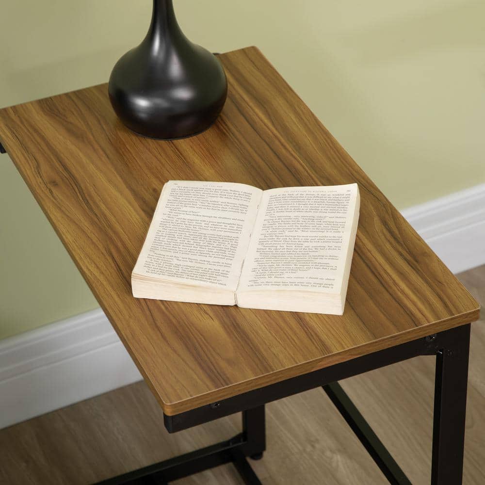 Modern Black Loop-Legged Nesting Coffee Table Set