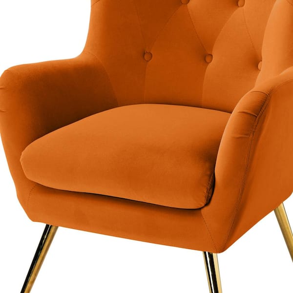 burnt orange accent chair set of 2