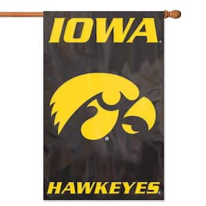 Iowa Hawkeyes Applique Banner Flag