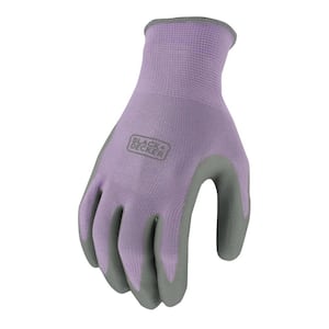 Women's Medium Purple Foam Nitrile Dip Glove