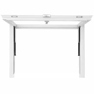 TEZA DOORS 59.5 in. x 35.5 in. White Aluminum Low-E Double-Pane