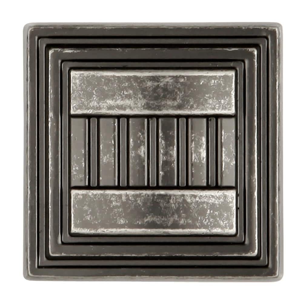 Sydney 1-5/16" Black Nickel Square Cabinet Knob