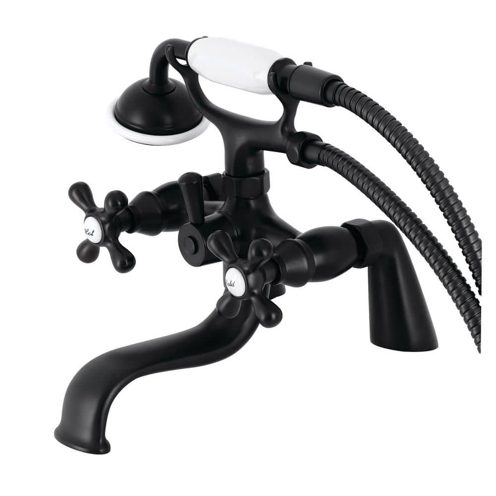 Kingston Brass Kingston 3Handle DeckMount Clawfoot Tub Faucets with