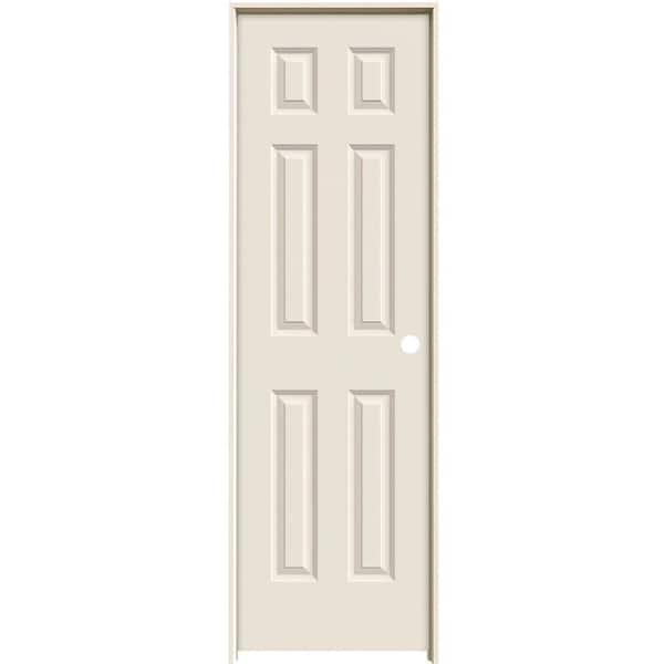 JELD-WEN 24 in. x 80 in. Colonist Primed Right-Hand Textured Molded Composite Single Prehung Interior Door