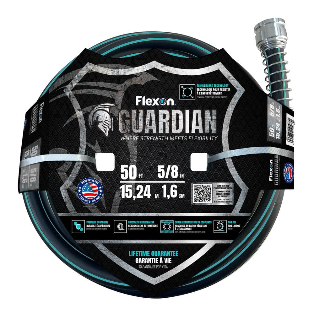Guardian 5/8 in. Dia x 50 ft. Heavy Duty Flexible Water Hose with TangleGuard Technology price history on PriceWatchPro