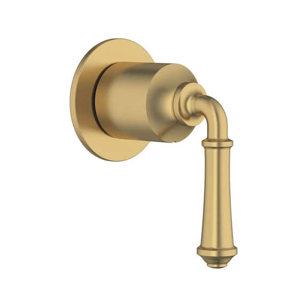 American Standard Delancey Lever 1-Handle Diverter Valve Trim Kit in Brushed Cool Sunrise (Valve Not Included)