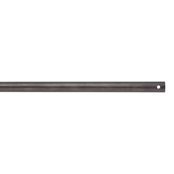 Generation Lighting 12 in. Aged Pewter Extension Downrod, 1/2 in. Inside Diameter
