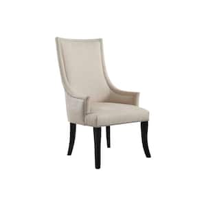 Eliza Natural Fabric Living Room Accent Chair