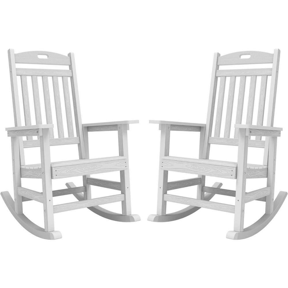 YEFU White Plastic Patio Outdoor Rocking Chair Fire Pit Adirondack yefu-white-plastic-patio-outdoor-rocking-chair-fire-pit-adirondack