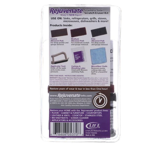 Reviews for Rejuvenate Stainless Steel Scratch Eraser Kit