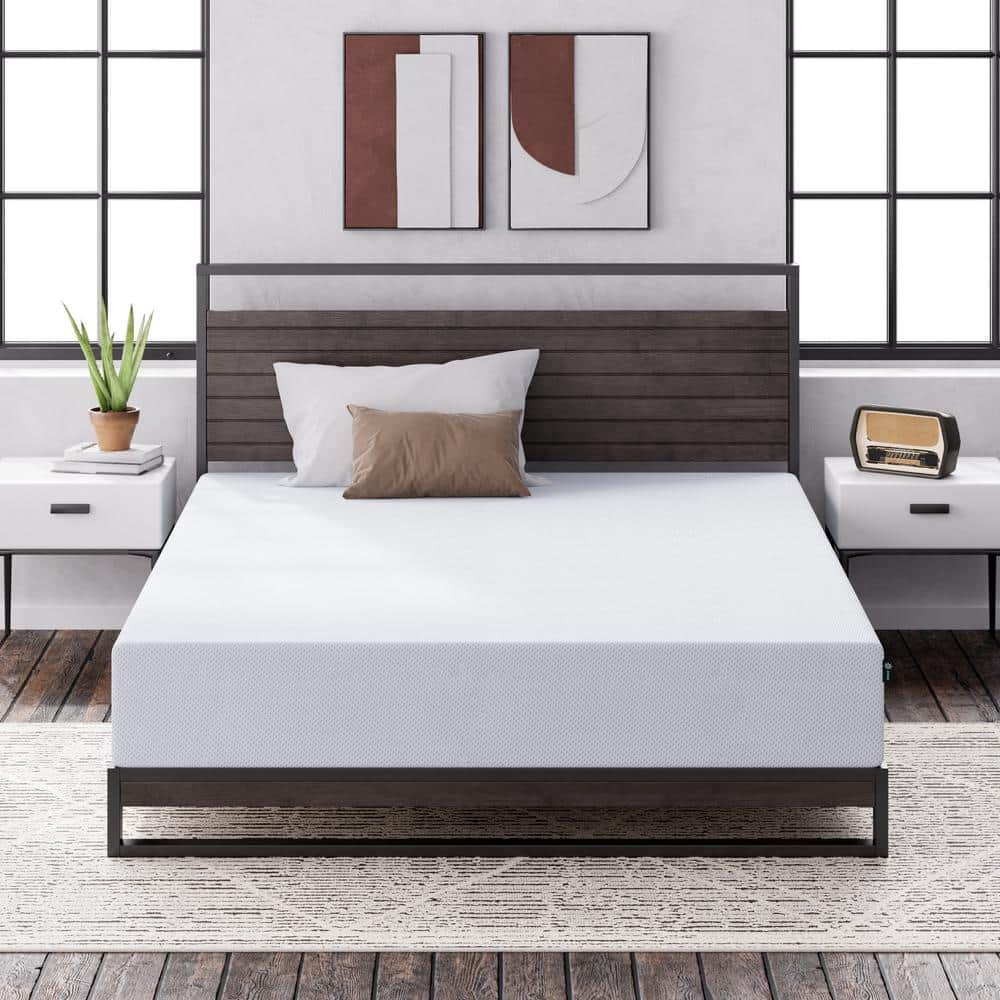 Zinus Queen Medium Soothe Cooling Gel Memory Foam 12 in. Mattress
