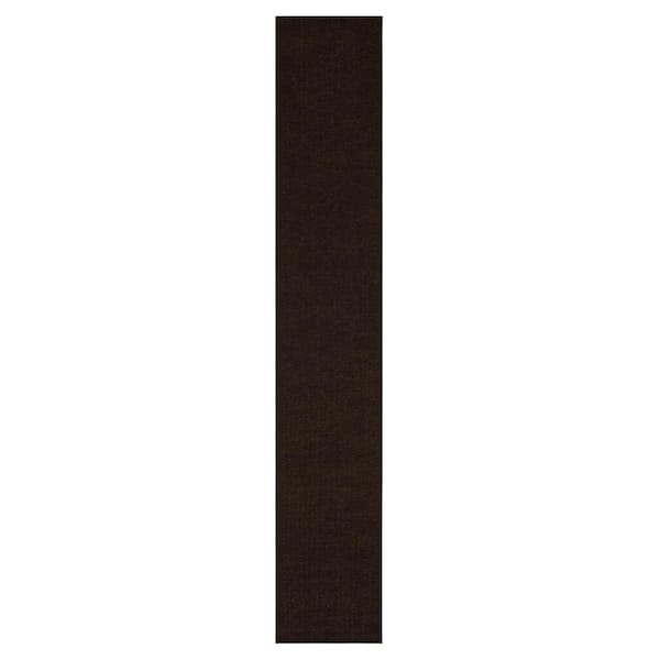 All Purpose Wide Wale Mocha 2 ft. x 12 ft. Indoor/Outdoor Commercial Mat