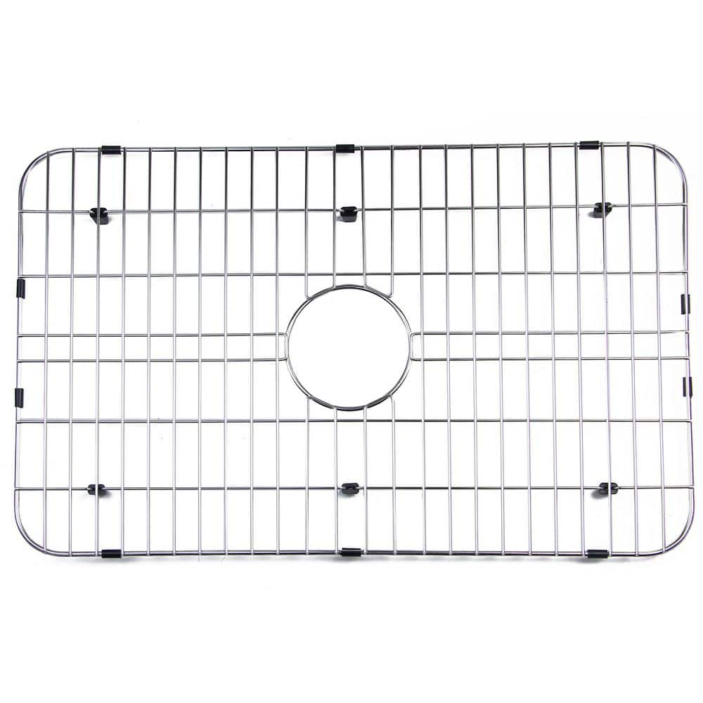 Solid Stainless Steel Kitchen Sink Grid with Plastic Feet