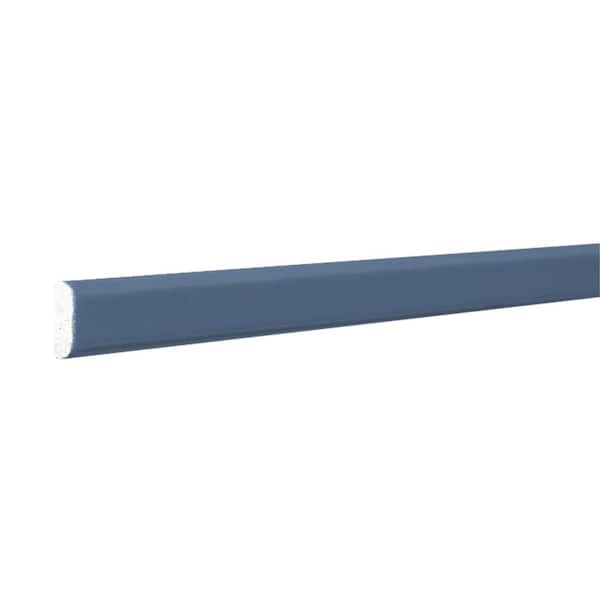 LIFEART CABINETRY Lancaster Series 96 in. W x 0.25 in. D x 0.75 in. H Batten Molding Cabinet Filler in Blue