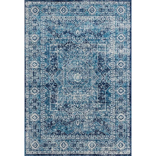 United Weavers Abigail Britta Midnight Blue 8 ft. x 11 ft. Area Rug