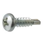 #8 x 3/4 in. Zinc Plated Phillips Pan Head Sheet Metal Screw (100-Pack)