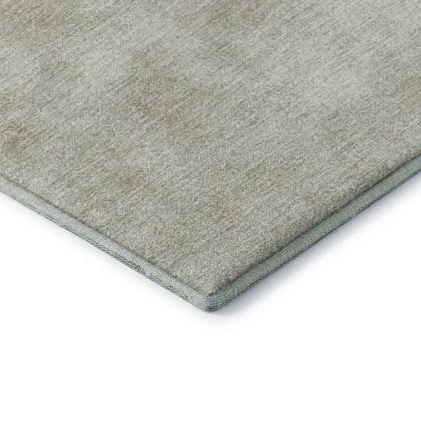 Mayfield Premium Machine Washable Abstract AMF1018 Beige 3 ft. x 4 ft. Area Rug