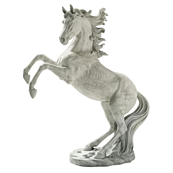 Design Toscano 82 in. H Unbridled Power Equestrian Horse Life Size Statue