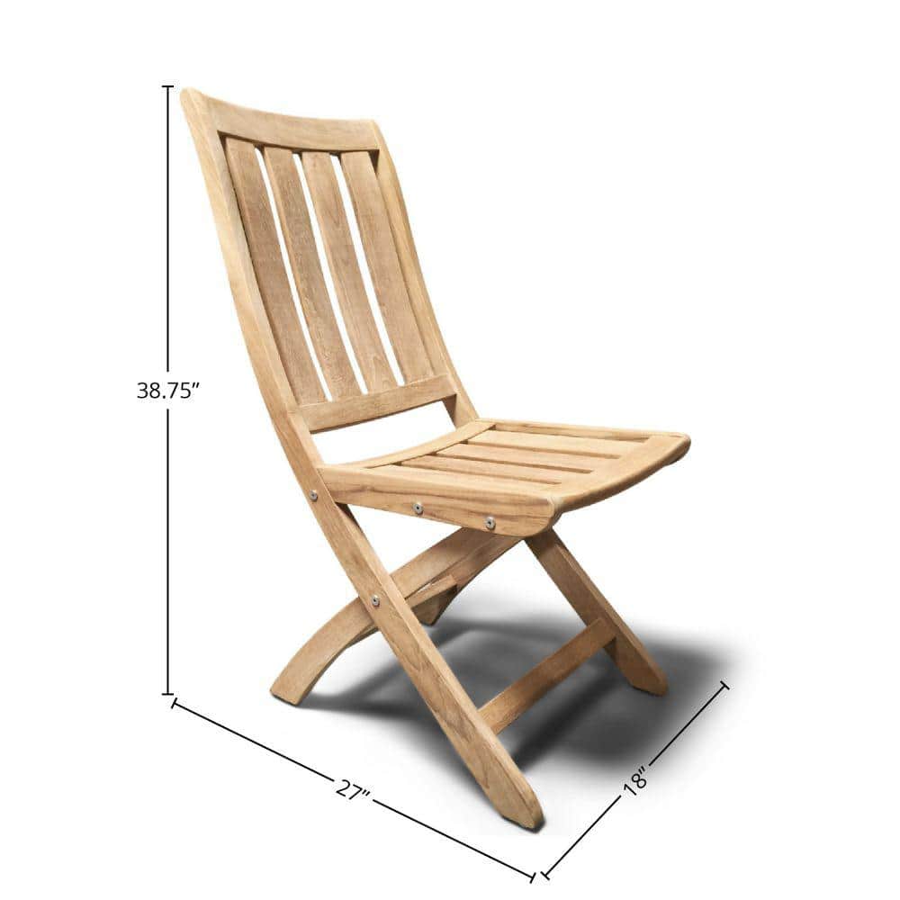Corbin Folding Teak Outdoor Dining Chair