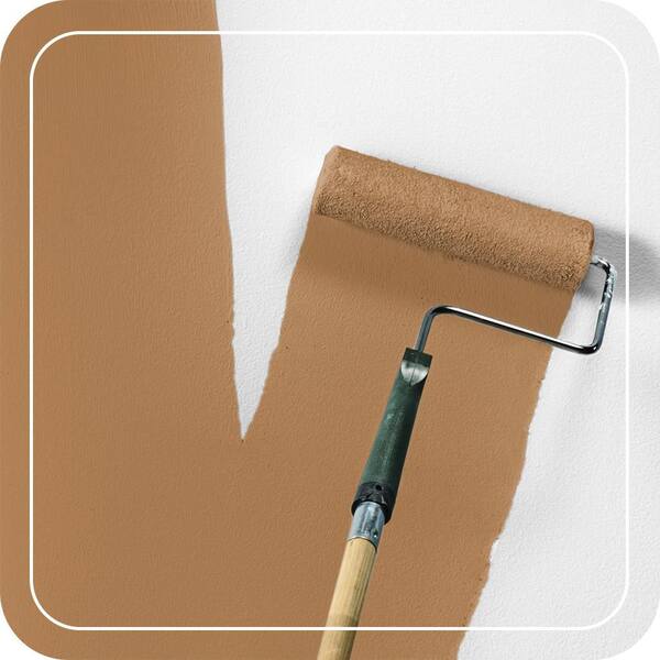 BEHR PREMIUM PLUS 8 oz. #S250-5 Roasted Cashew Flat Interior