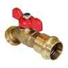 The Plumber's Choice 3/4 in. Brass Press Y-Strainer Valve 034S327-NL - The  Home Depot