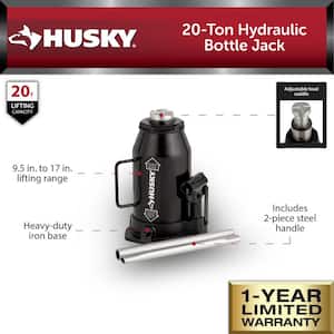 20- Ton Hydraulic Bottle Jack