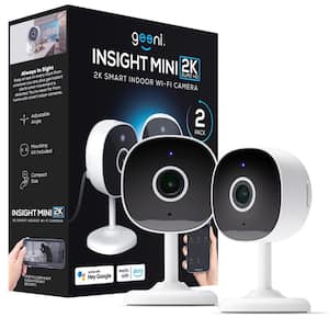 Insight Smart Security Camera for Home - 2K Quad HD, Wi-Fi, Motion Detection, Night Vision, 2-Way Audio (2-Pack)