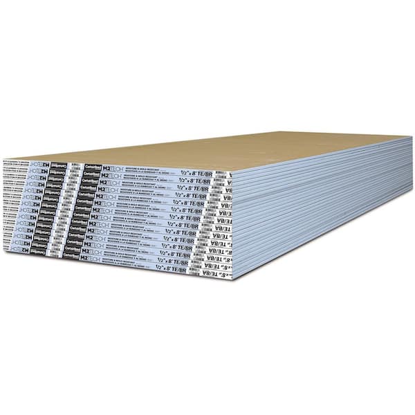 CertainTeed 1/2 in. x 4 ft. x 8 ft. M2Tech Mold and Moisture Resistant Drywall Panel