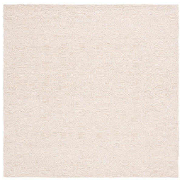 SAFAVIEH Ebony Gold/Ivory 6 ft. x 6 ft. Classic Square Area Rug