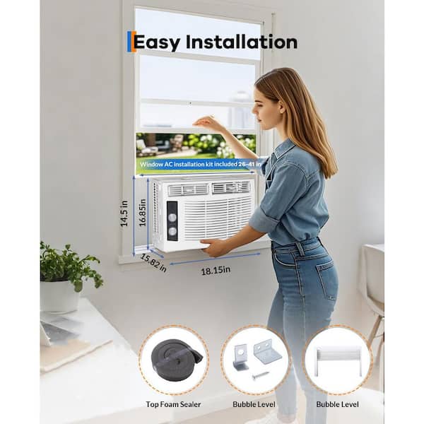 5000 (DOE)BTU 1500 (SACC)BTU Window Air Conditioner,Cools 150 sq