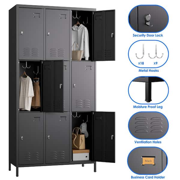 4.5 Inch Combination Swing Hasp Lock - Keyless Cabinet & Drawer Security Latch