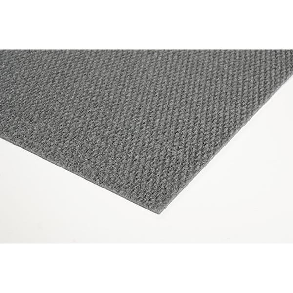 Shuffle Espresso Carpet Tiles - 24 x 24 Indoor/Outdoor, Peel and