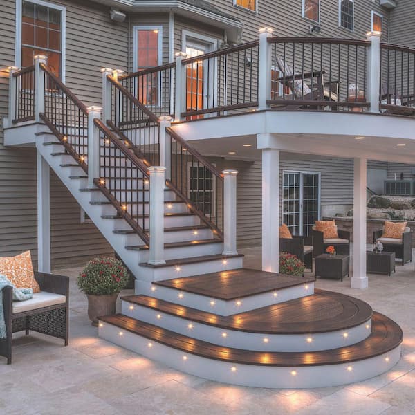 Trex Deck Lighting™ LED Riser Lights (4 Pack)-Classic White Trex Deck Lighting™ LED Riser Lights (4 Pack)-Classic White