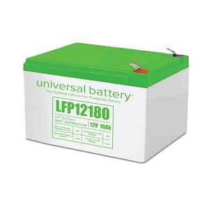 12.8-Volt 18 Ah Lithium LFP Rechargeable Battery with F2 and F1 Terminals