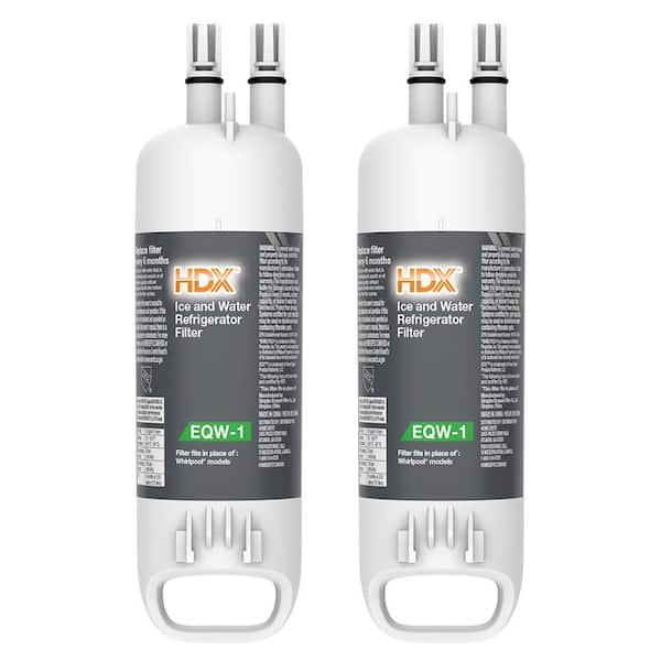 EQW-1 Whirlpool Everydrop-1 Premium Refrigerator Water Filter Replacement (2-Pack)
