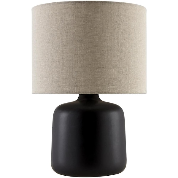 Elio ELI-005 13 in. H x 9 in. W x 9 in. D Accent Table Lamp, Beige