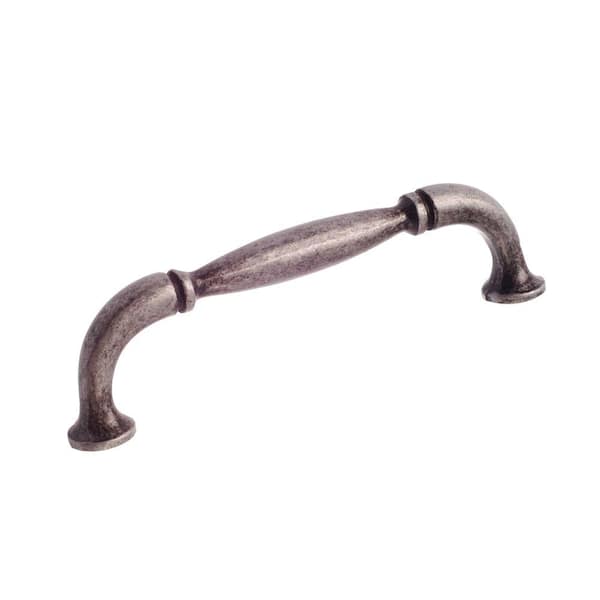 Richelieu Hardware Hudson Collection 3 3/4 in. (96 mm) Anthracite Traditional Curved Cabinet Bar Pull