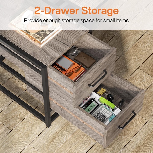 Have a question about BYBLIGHT Capen 55 in. Rectangular Gray