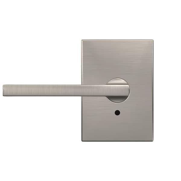 Schlage Custom Latitude Satin Nickel Dummy Door Handle with