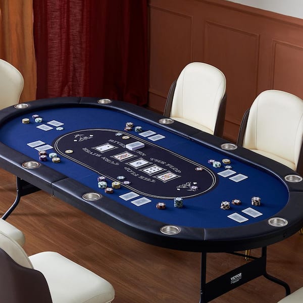 Barrington Charleston Collection 10 Player Poker Table - No