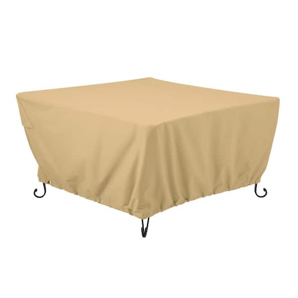 In Square Fire Pit Table Cover, Round Fire Pit Table Cover