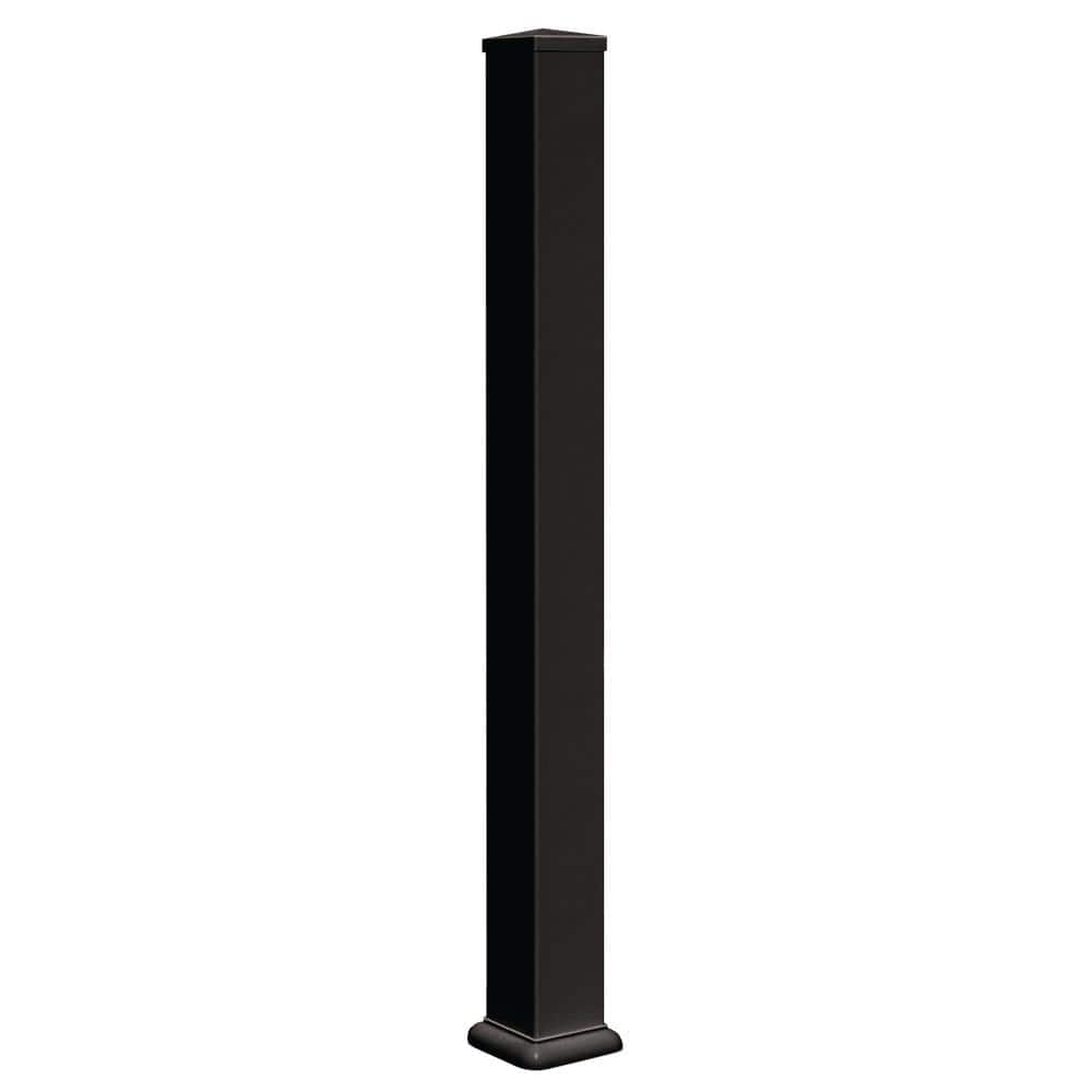 Premium 3.76 in. x 3.76 in. x 3.67 ft. White Vinyl Fence Post
