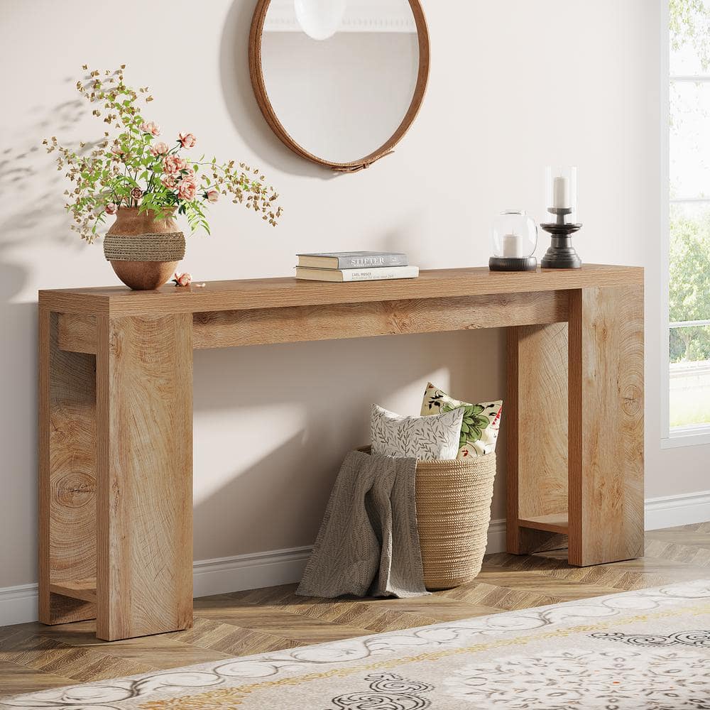 Light wood entryway table hotsell