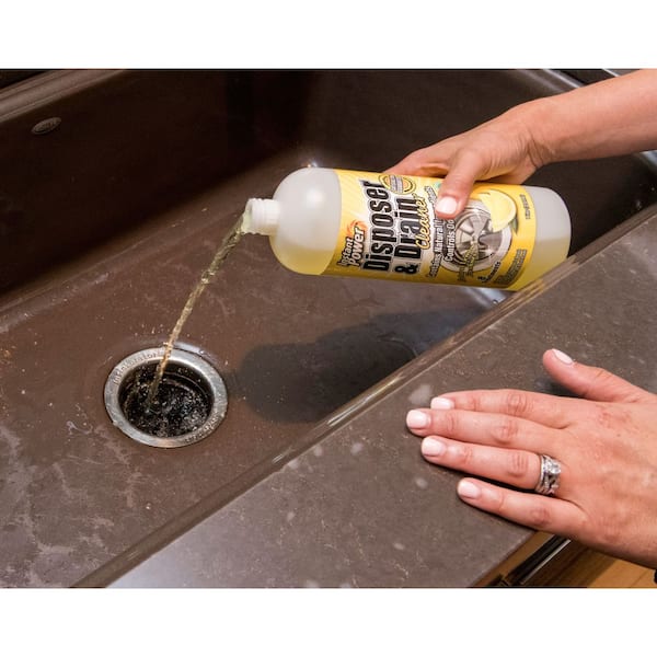 Instant Power 33.8 oz. Disposal and Drain Cleaner Lemon 1501 - The